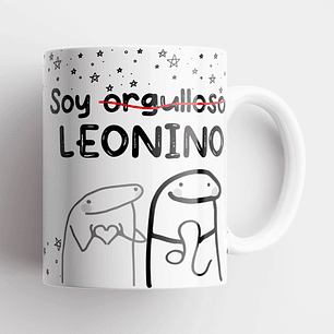 Taza Meme Flork Leo | Zodiaco