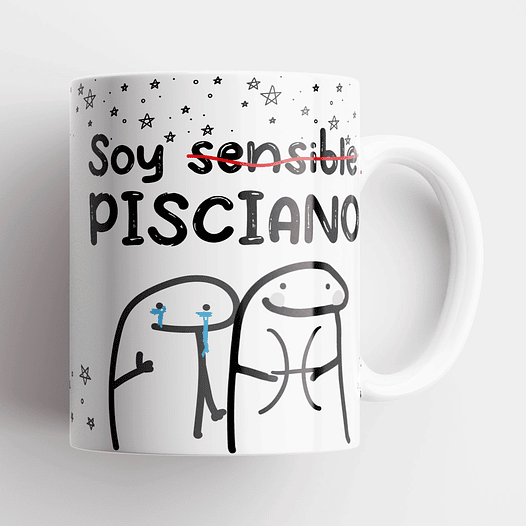 Taza Meme Flork Piscis | Zodiaco