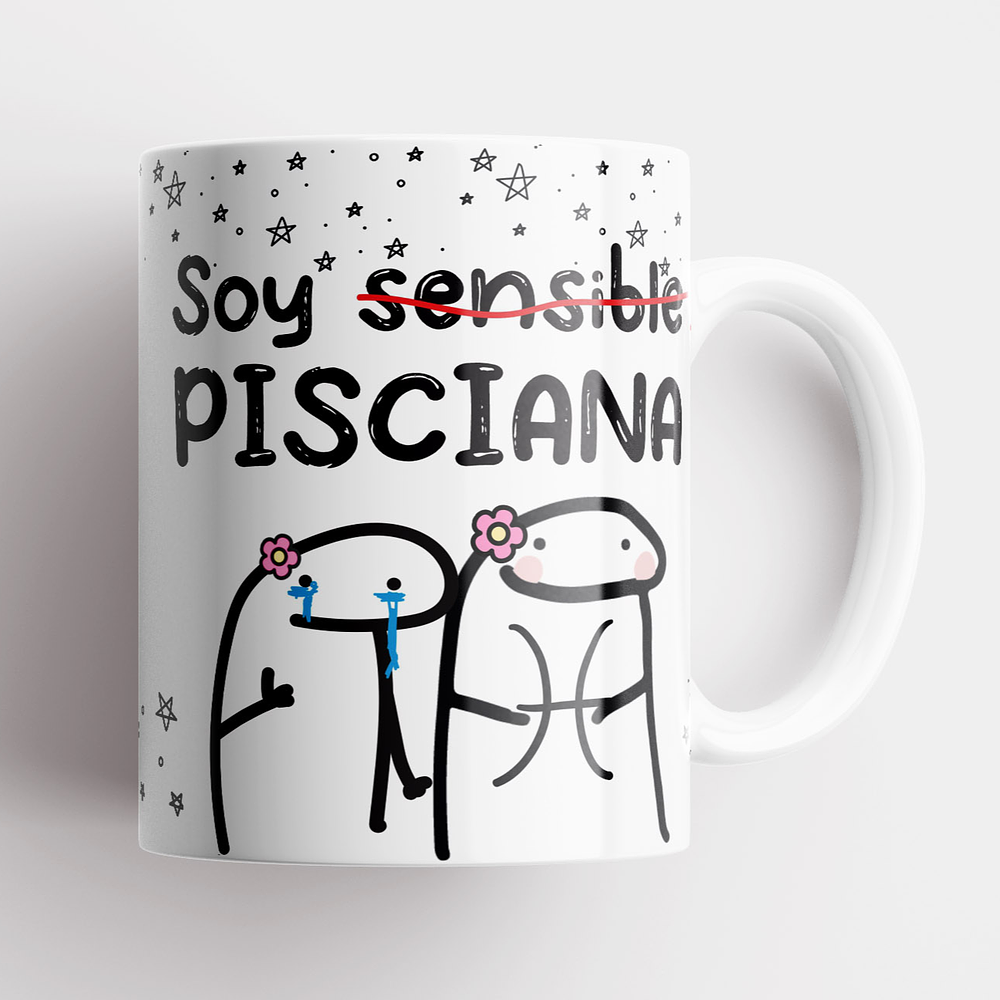 Taza Meme Flork Piscis | Zodiaco