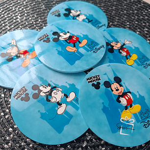 Set 6 Posavasos Personalizados Fotos Logos | 9cm