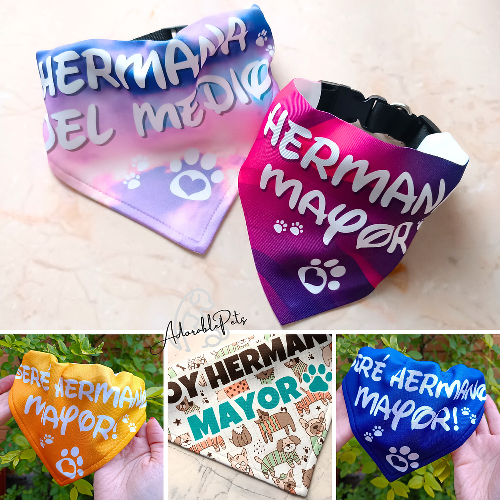 Bandana con Frases Mágicas | Mascotas