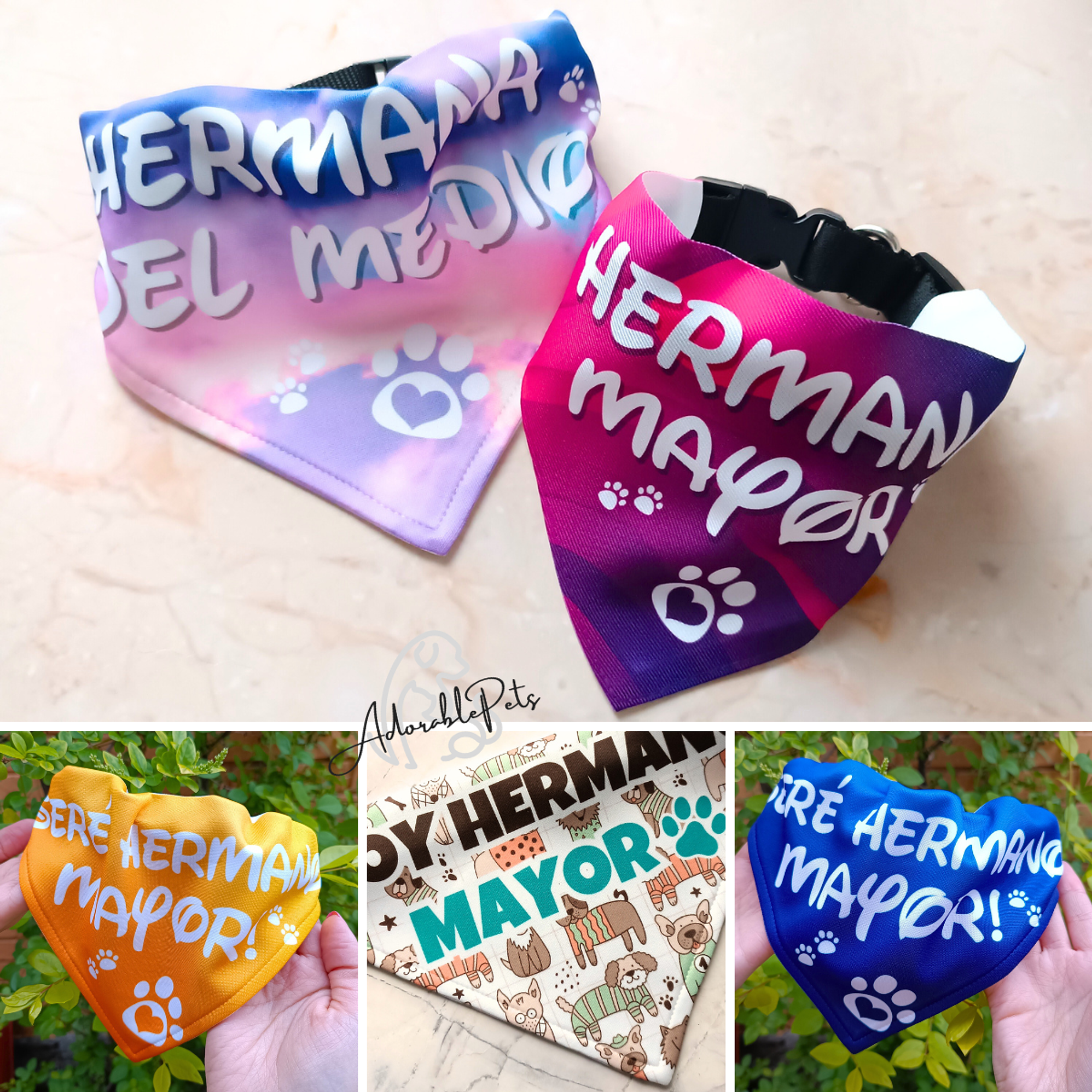 Bandana con Frases Mágicas Personalizada | Mascotas 12