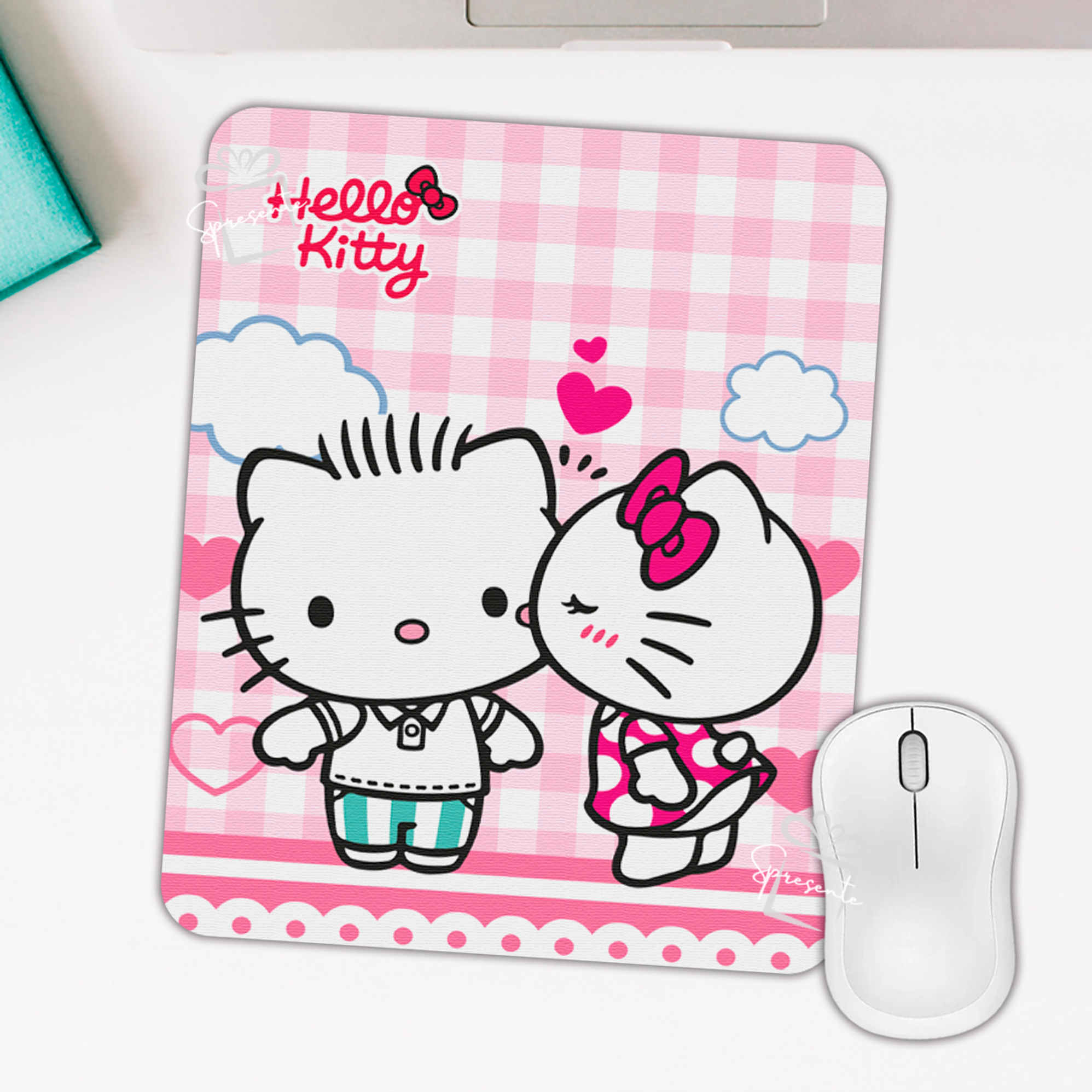 Mouse Pad Hello Kitty - A Kiss! 1