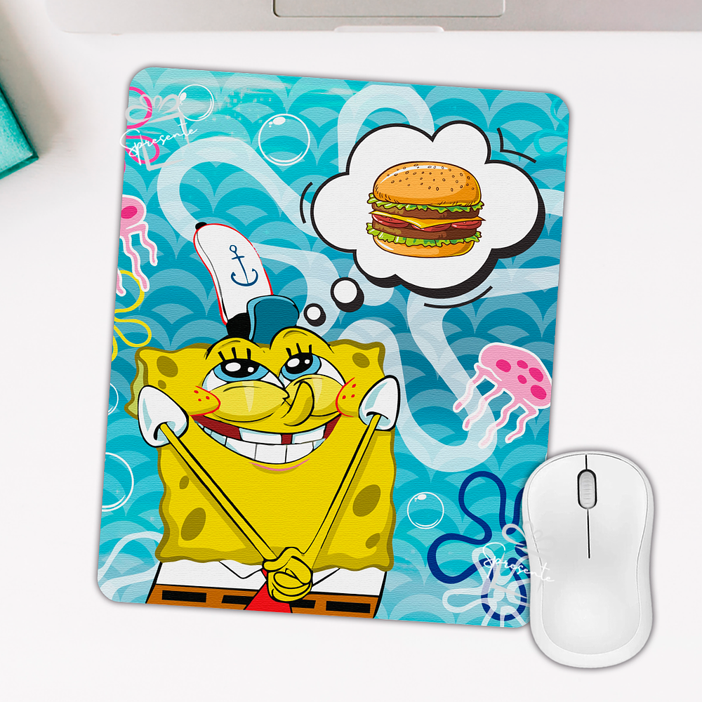 Mouse Pad Bob Esponja - Cangreburguer