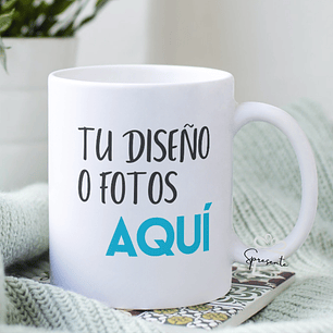 Taza Personalizada Fotos Frases | Blanca 325ml