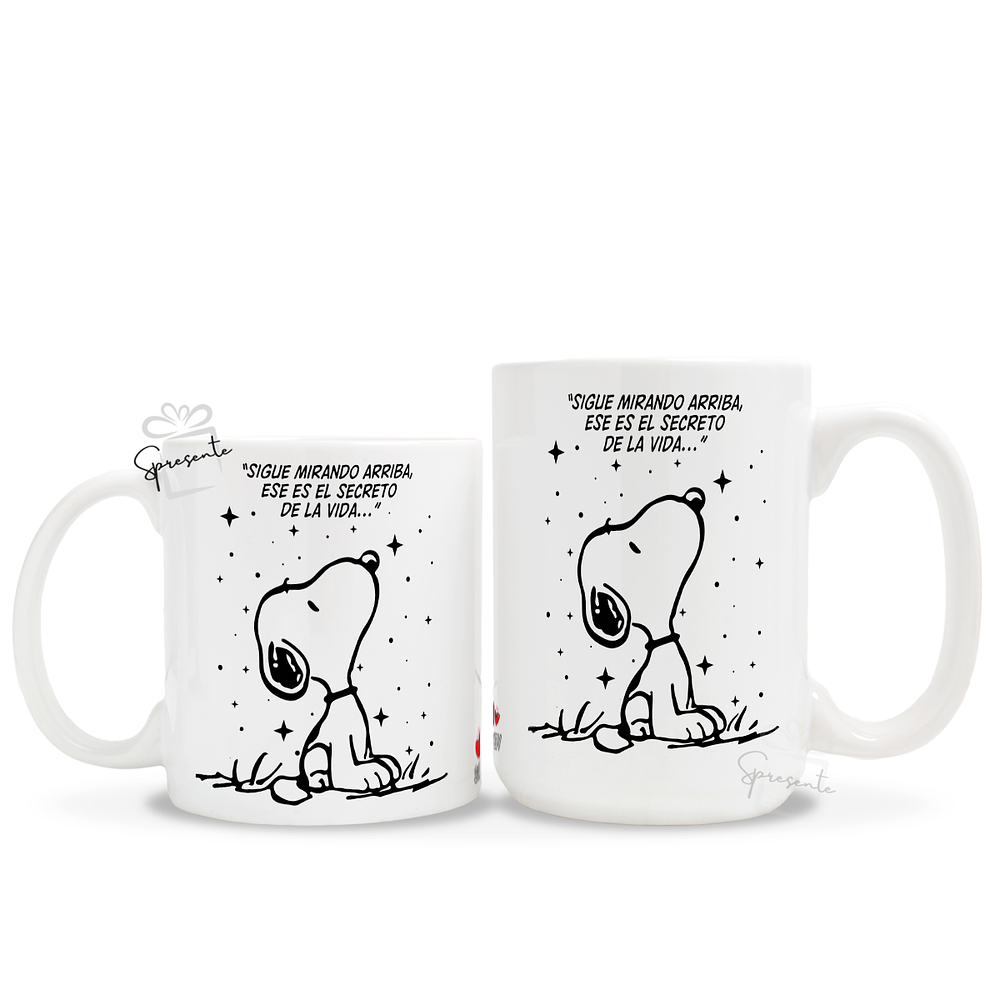 Taza Snoopy - Sigue mirando arriba...