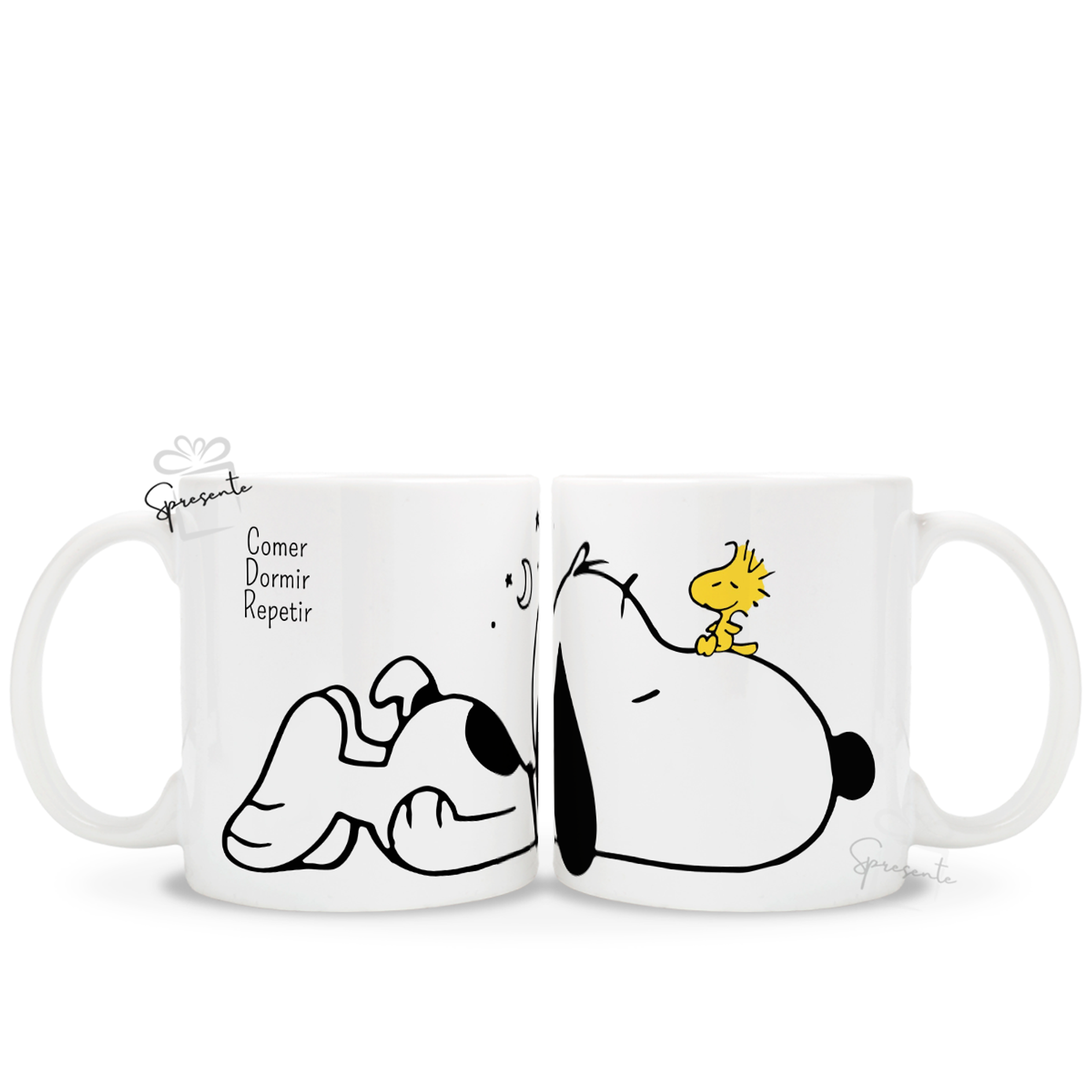 Taza Snoopy y Woodstock - Comer Dormir Repetir 1