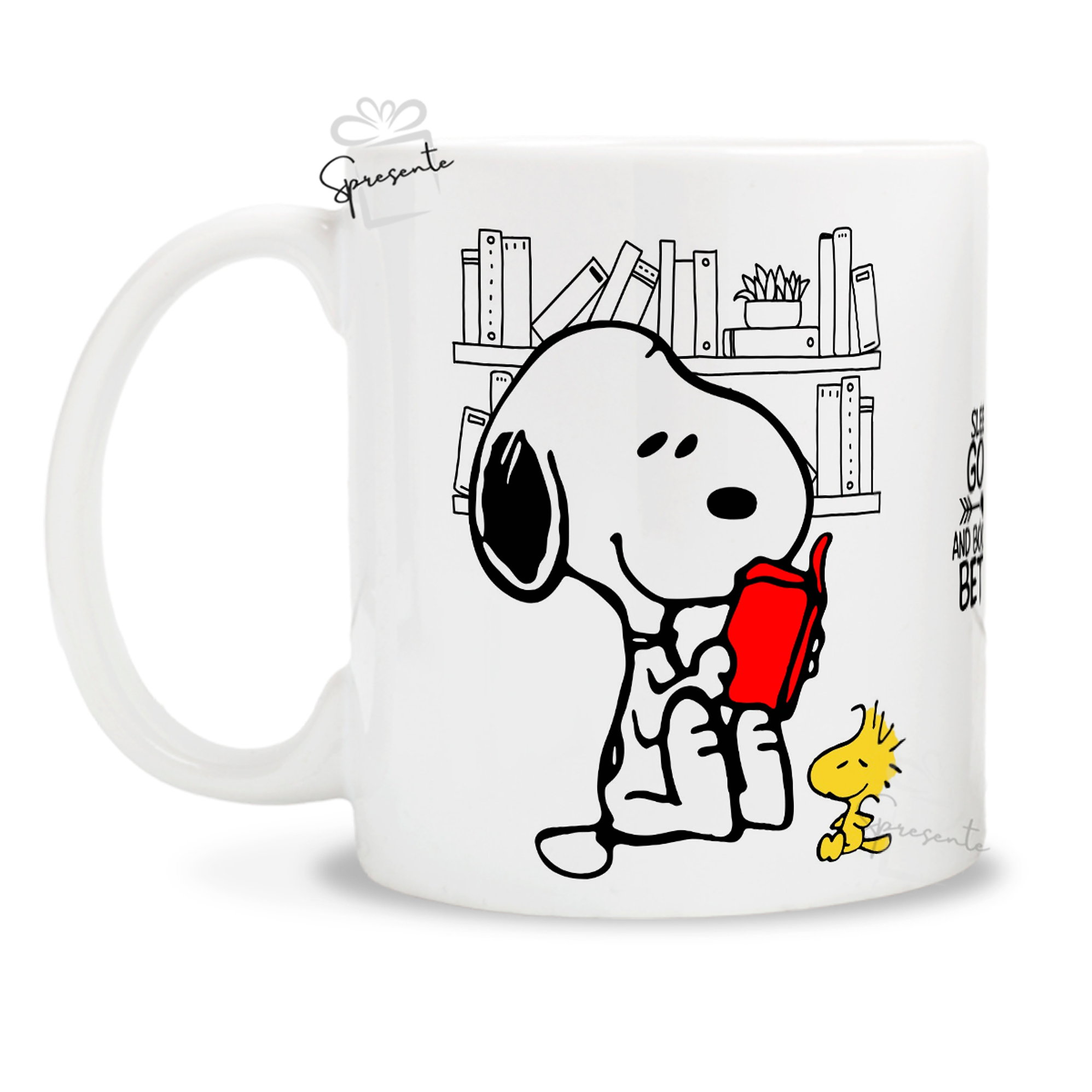 Taza Snoopy - Books Are Better 1