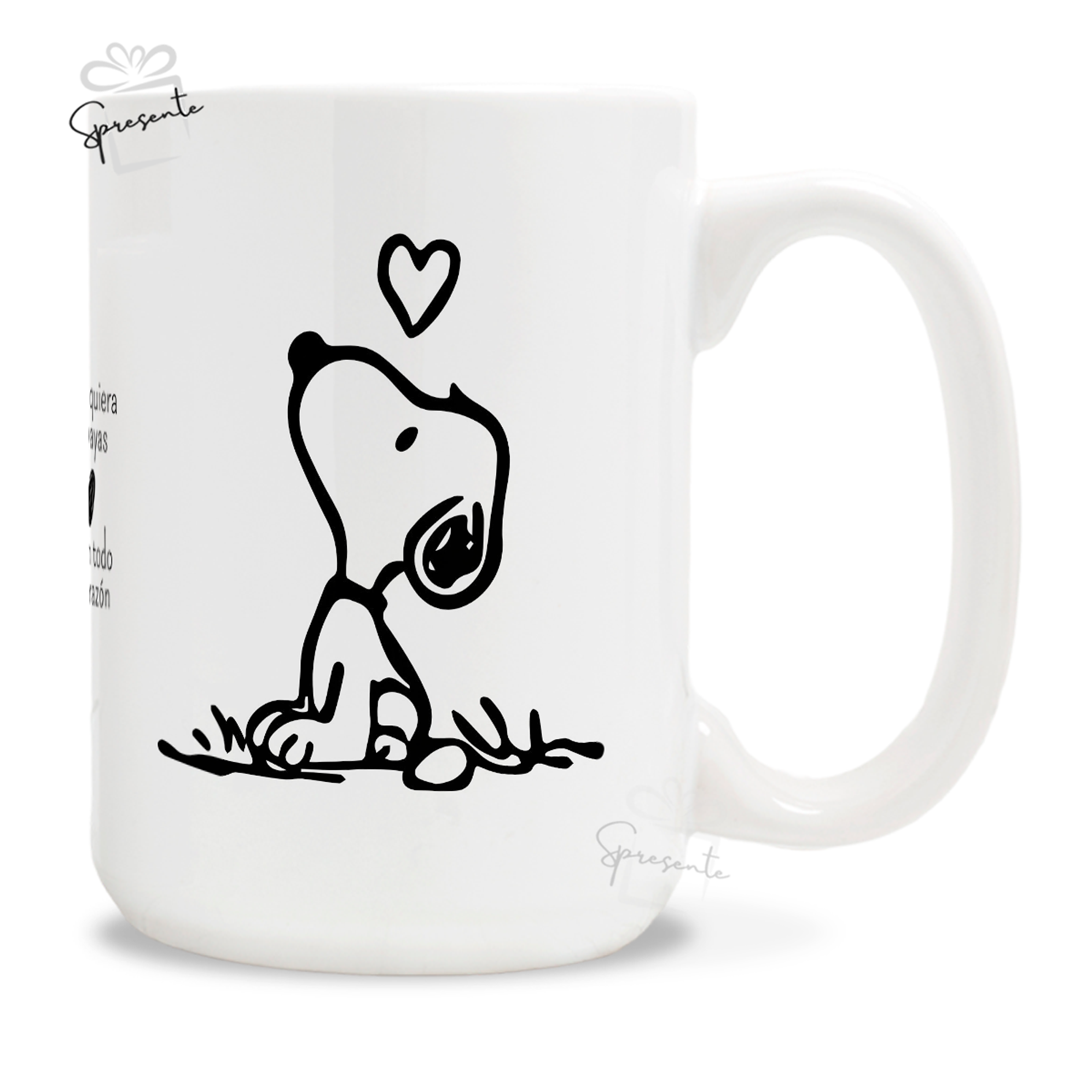 Taza Snoopy - Con el Corazón 3