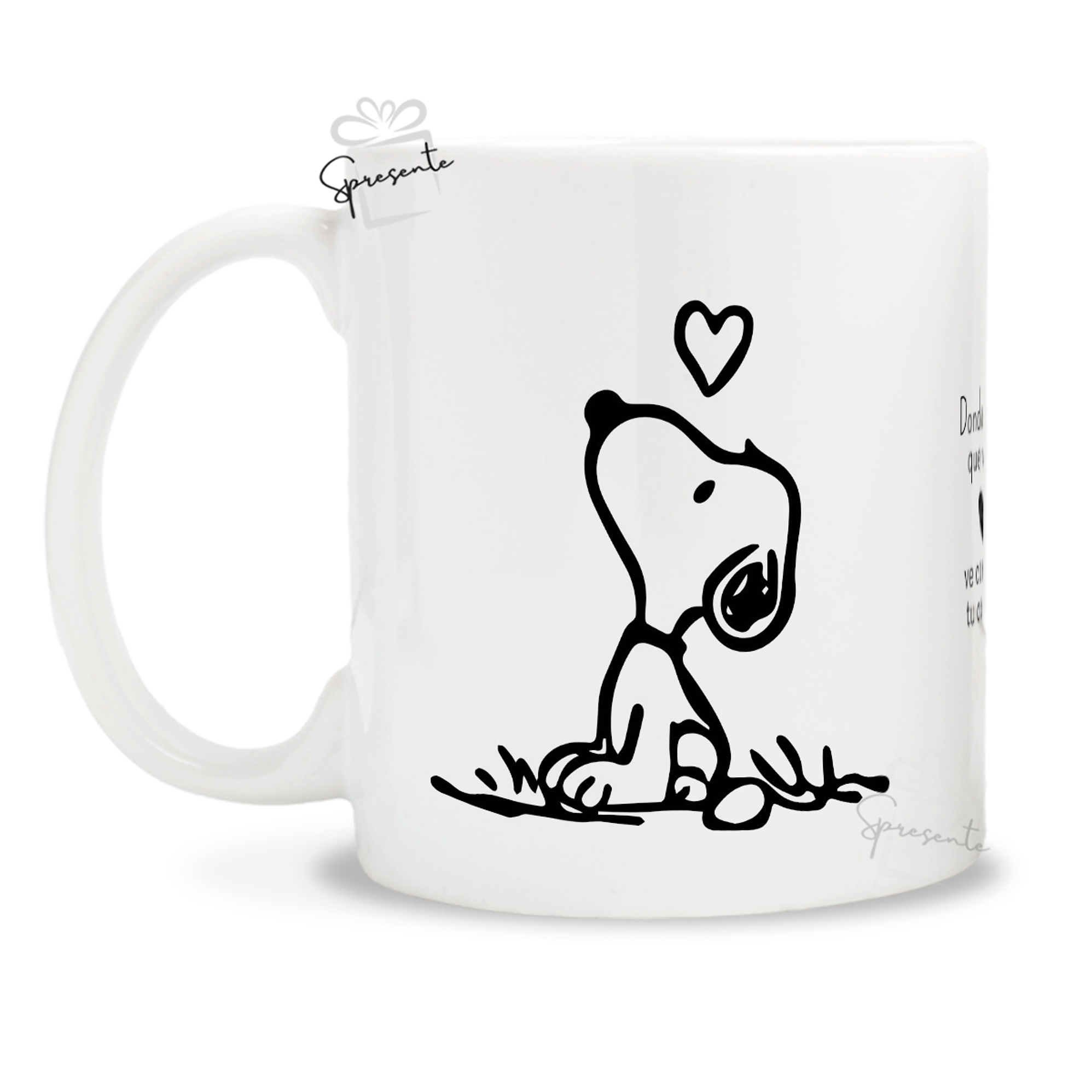 Taza Snoopy - Con el Corazón 1