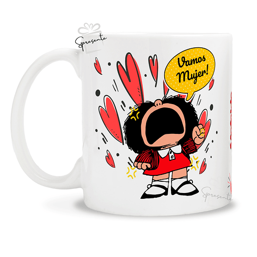 Taza Mafalda - Vamos Mujer!