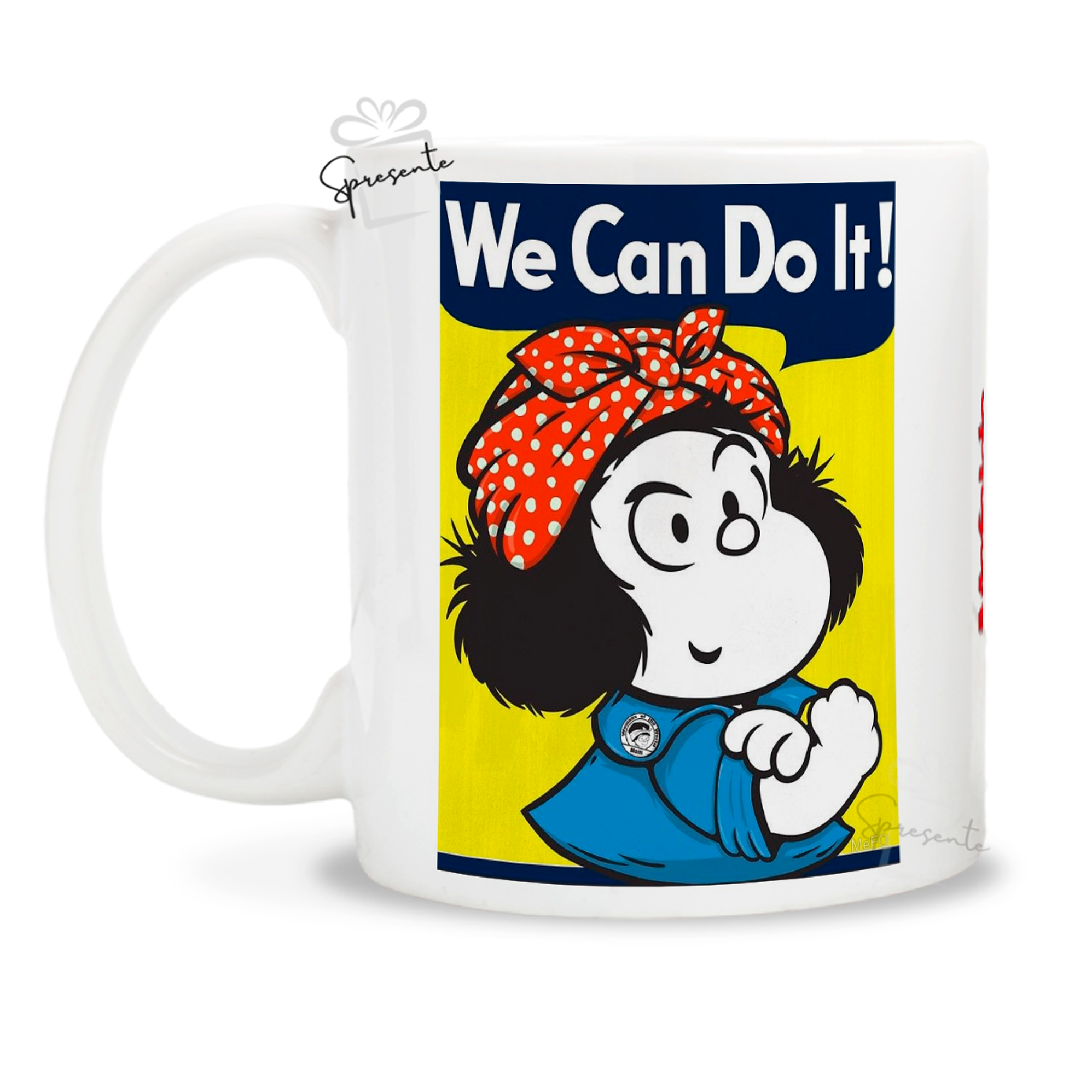 Taza Mafalda - We Can Do It! 1