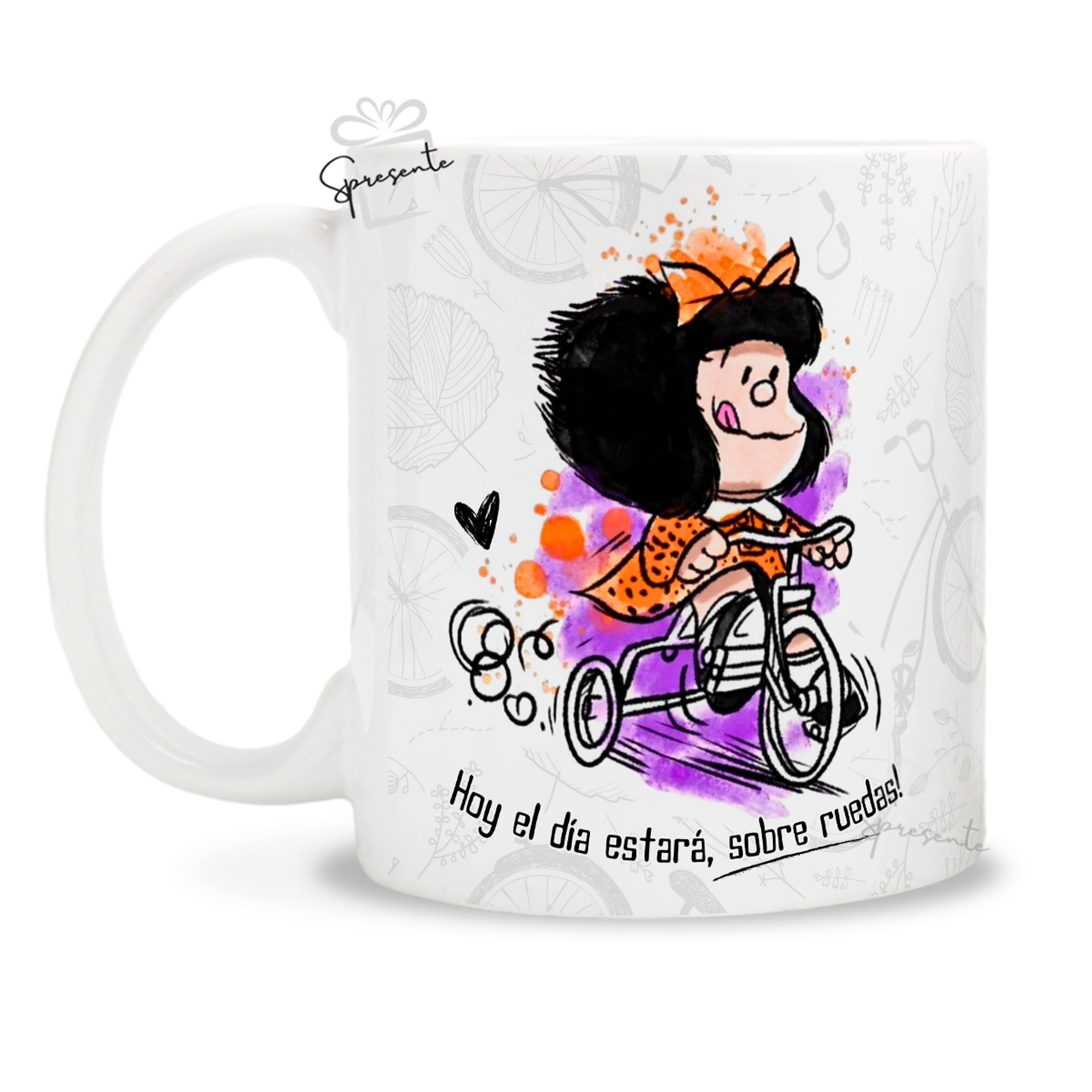 Taza Mafalda - Sobre Ruedas | Motivacional 1