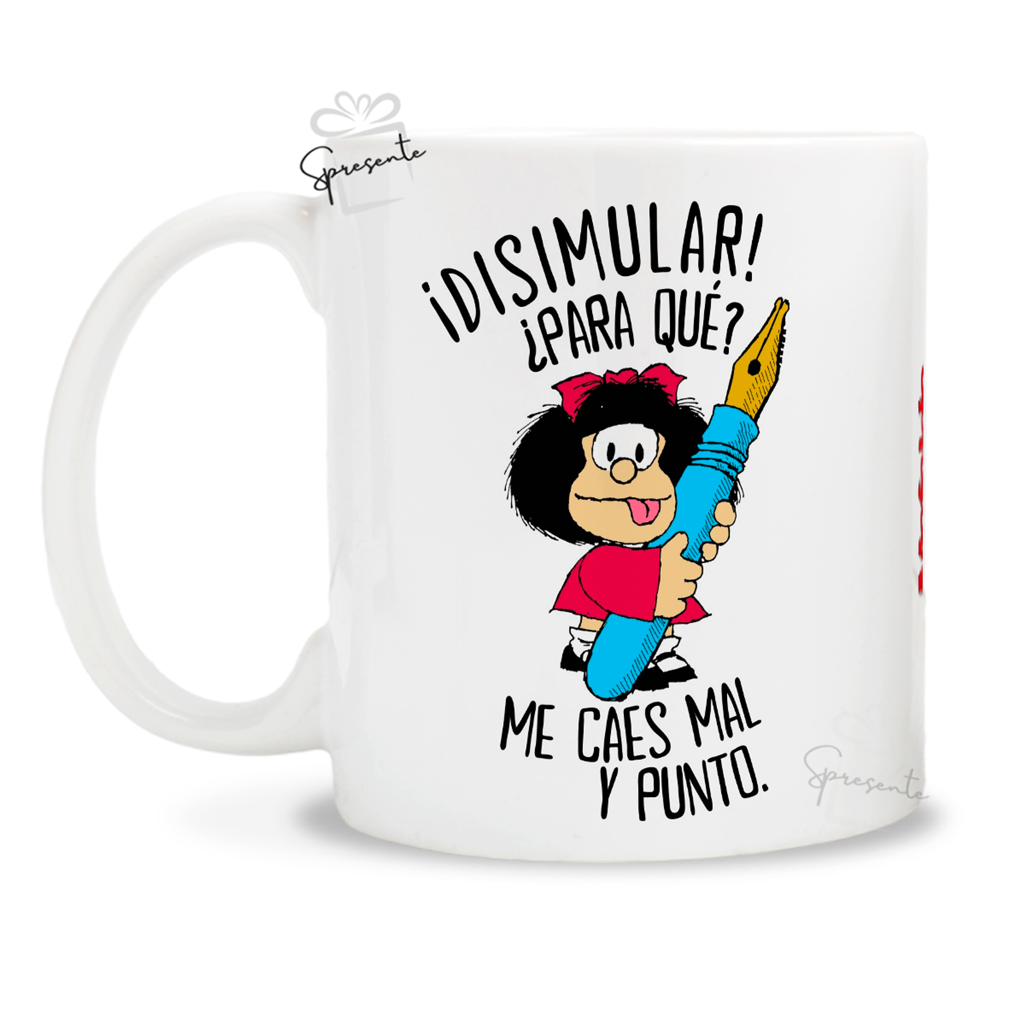 Taza Mafalda ¿Disimular? 1