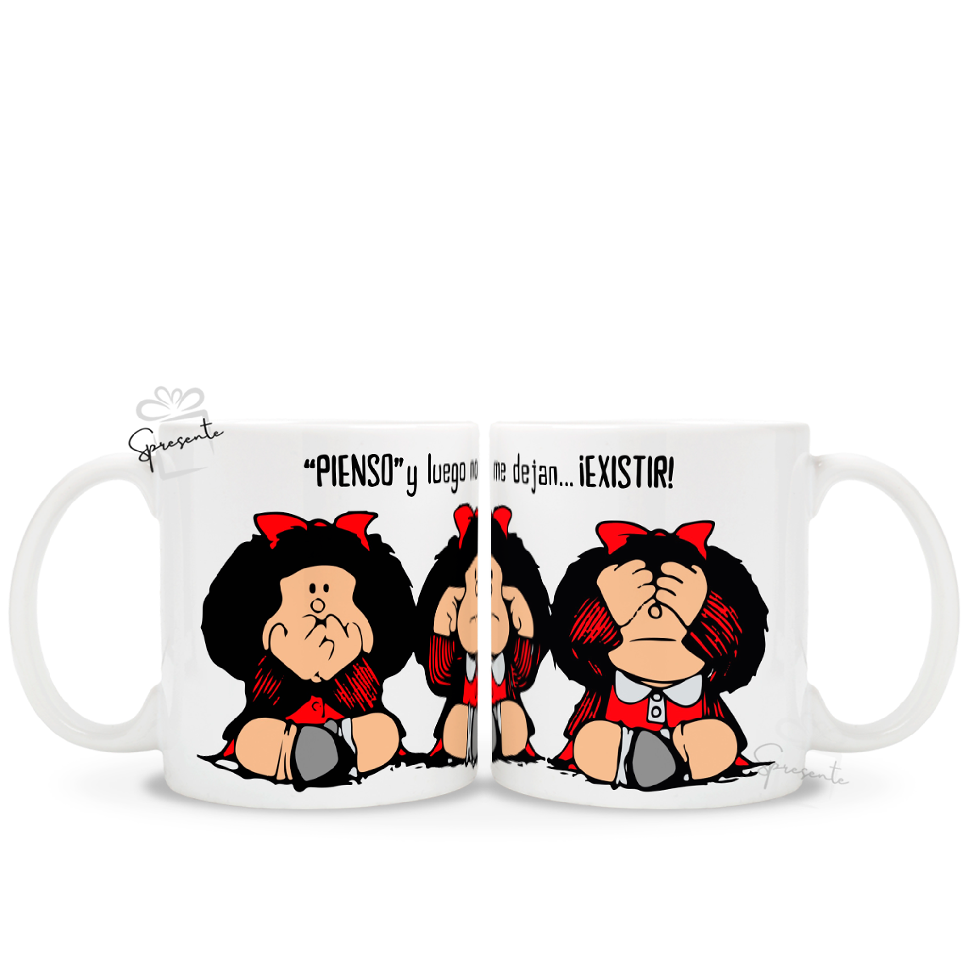 Taza Mafalda - Pienso y Luego... 1