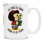 Taza Mafalda - Las Cosas se Cuidan