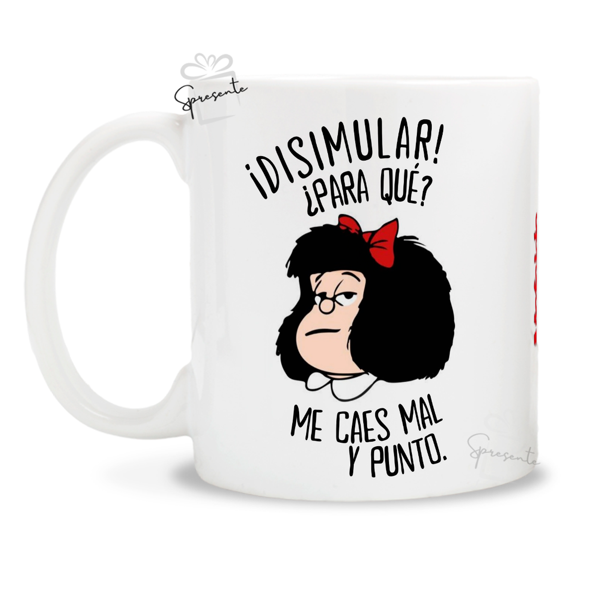 Taza Mafalda ¿Disimular? 2 1