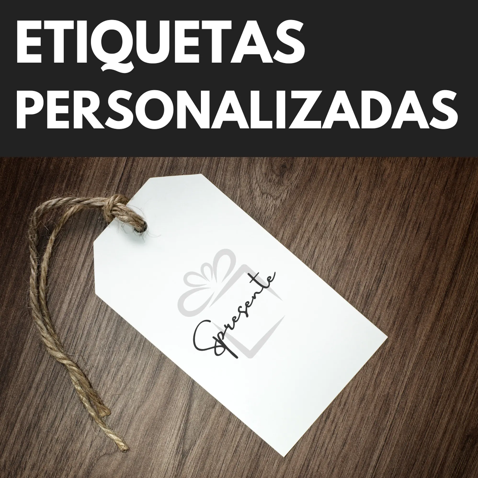 200 Etiquetas 9x5cm Personalizadas | Hang Tag 1