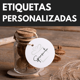200 Etiquetas 6cm Personalizadas | Hang Tag