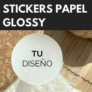 Stickers Personalizados Glossy | Papel Brillante