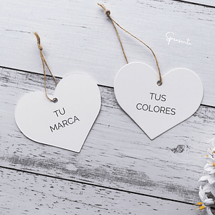 200 Etiquetas 6cm Personalizadas | Hang Tag