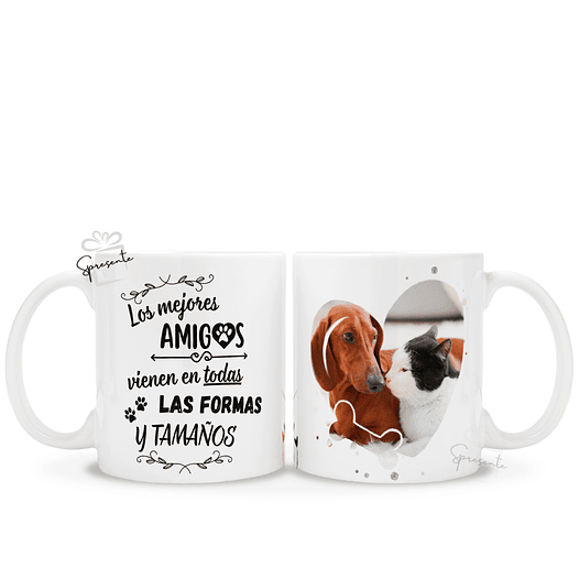 Taza Recuerdo Mascotas - Mejores Amigos | Petlovers