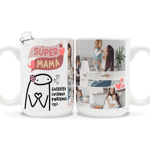 Taza Súper Mamá - Luchona 4x4 | Personalizada