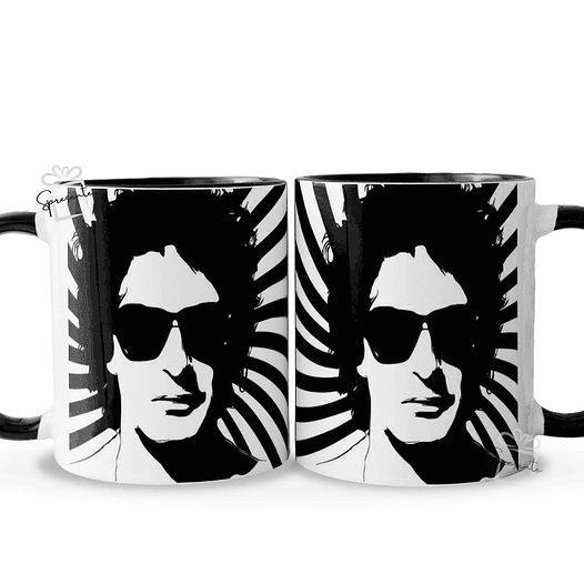 Taza Gustavo Cerati - Black