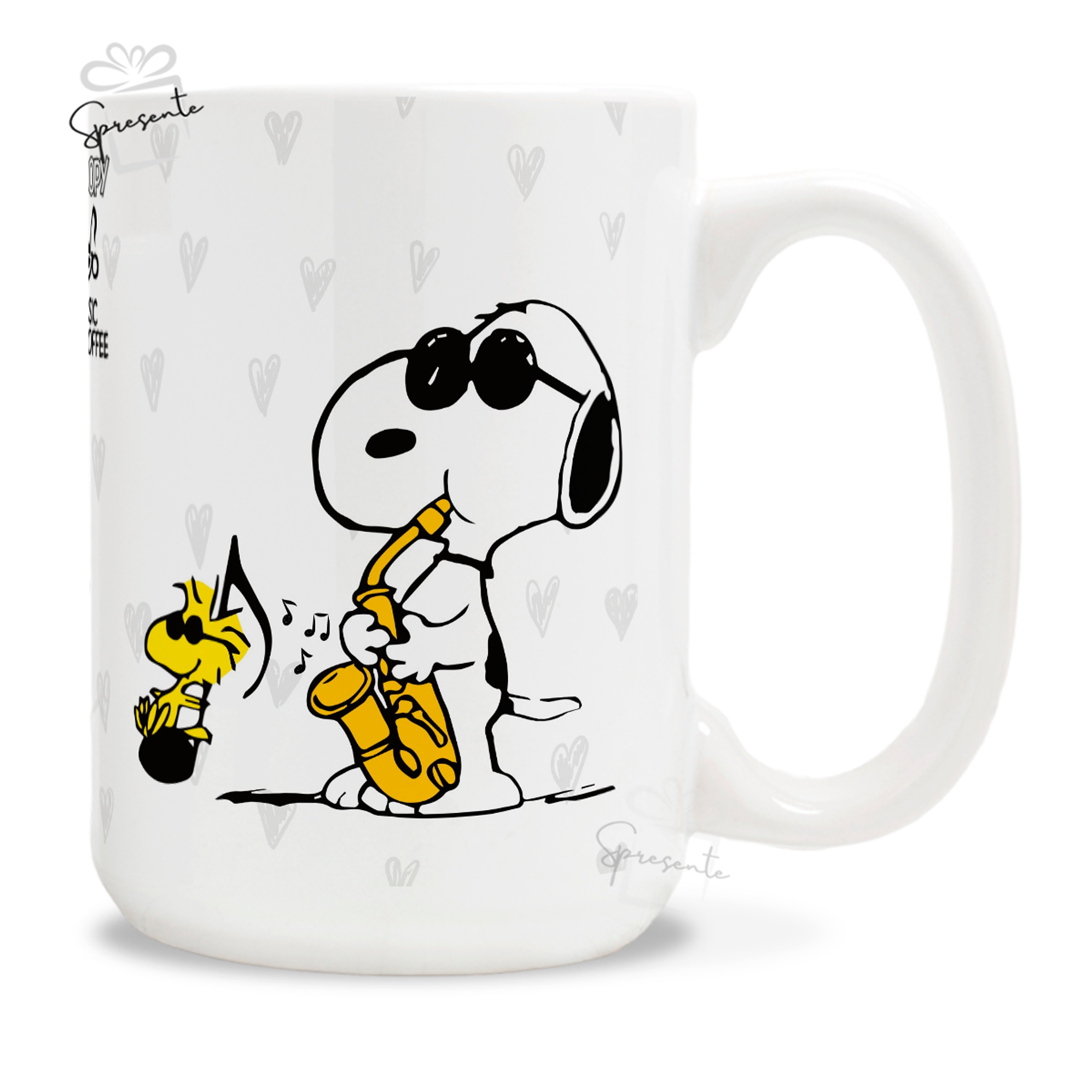 Taza Snoopy - Music and Coffee 3