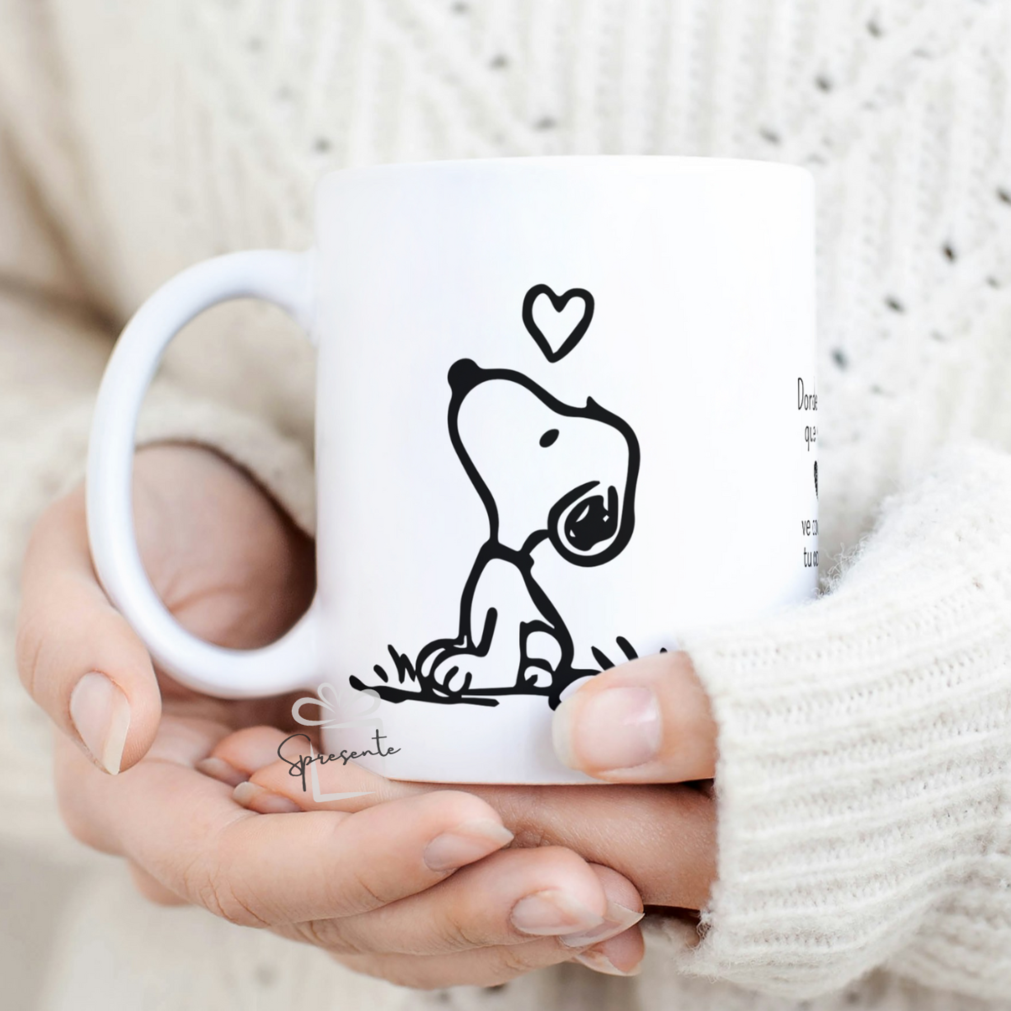 Taza Snoopy - Con el Corazón 2