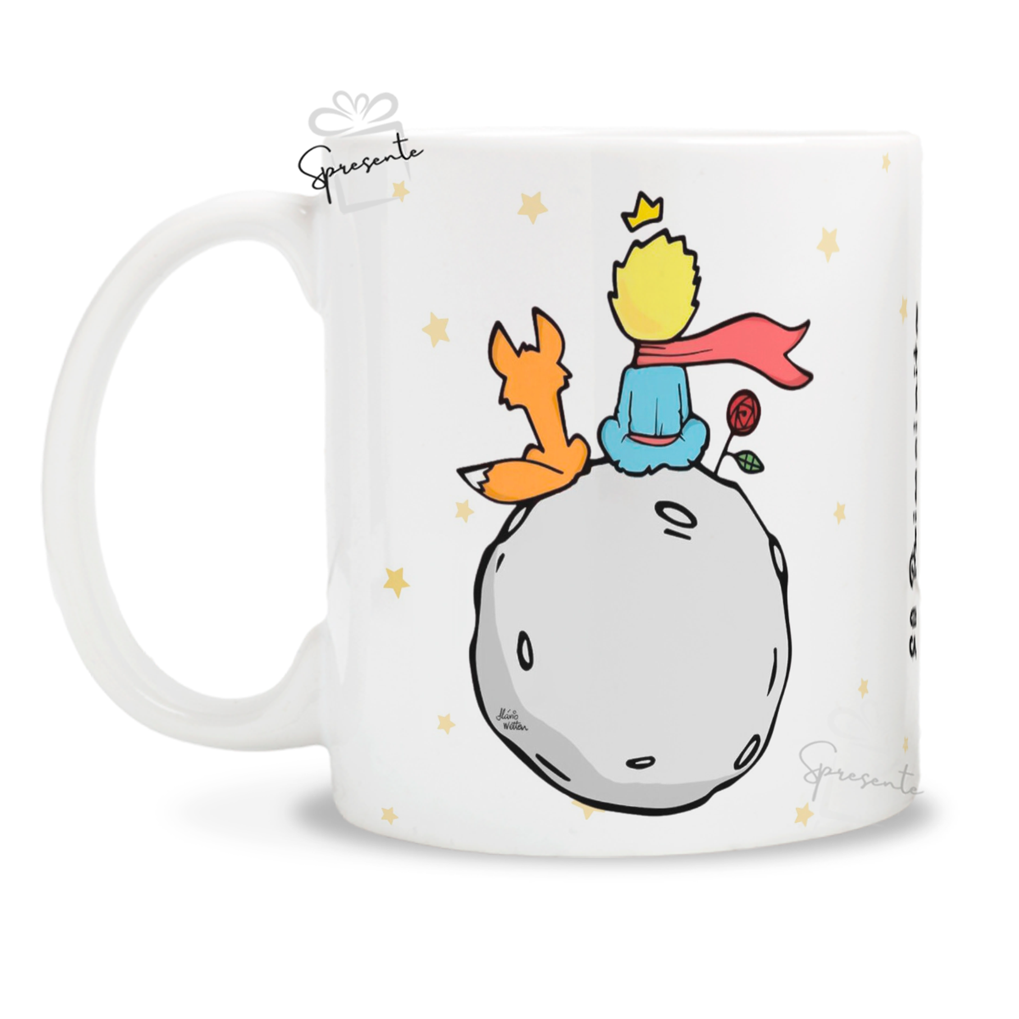 Taza Principito & El Zorro 1