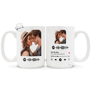 Taza Spotify Personalizada | Parejas