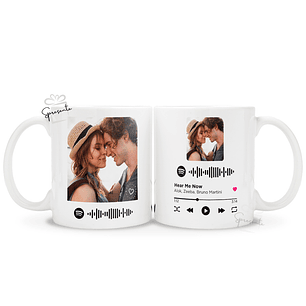 Taza Spotify Personalizada | Parejas