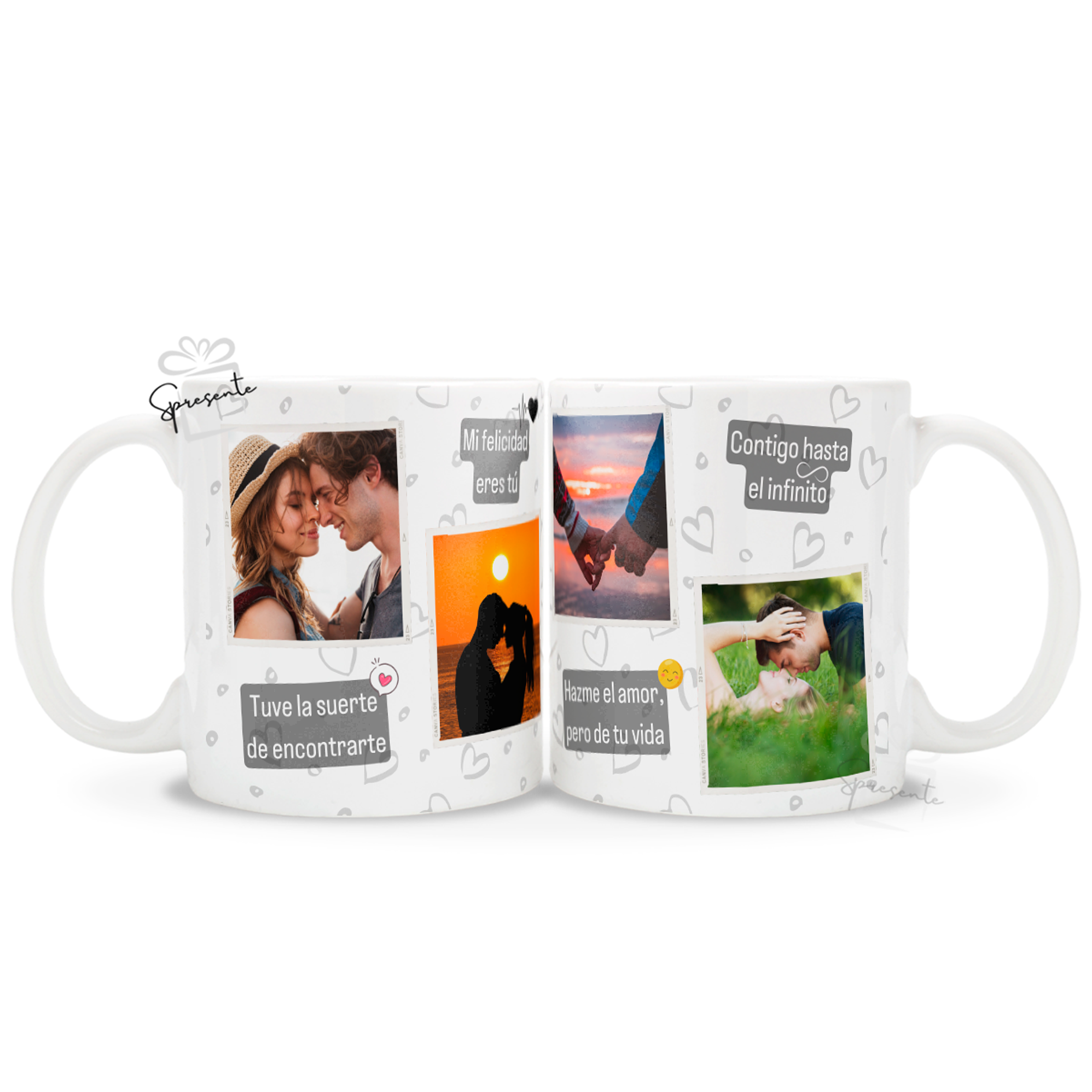 Taza Frases Amor con Fotos - Black | Parejas 1
