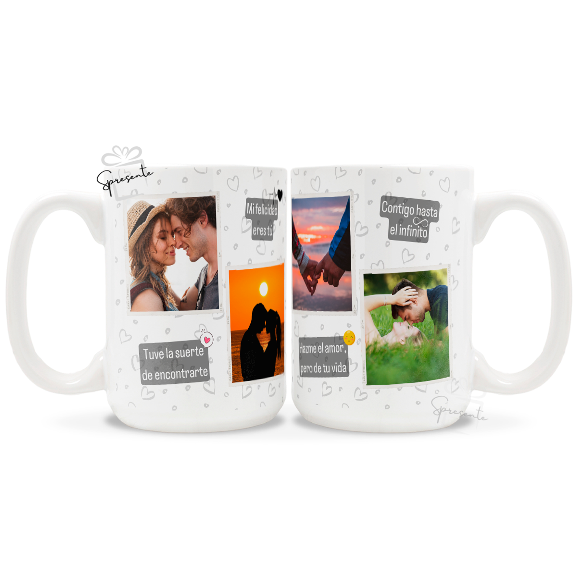Taza Frases Amor con Fotos - Black | Parejas 2