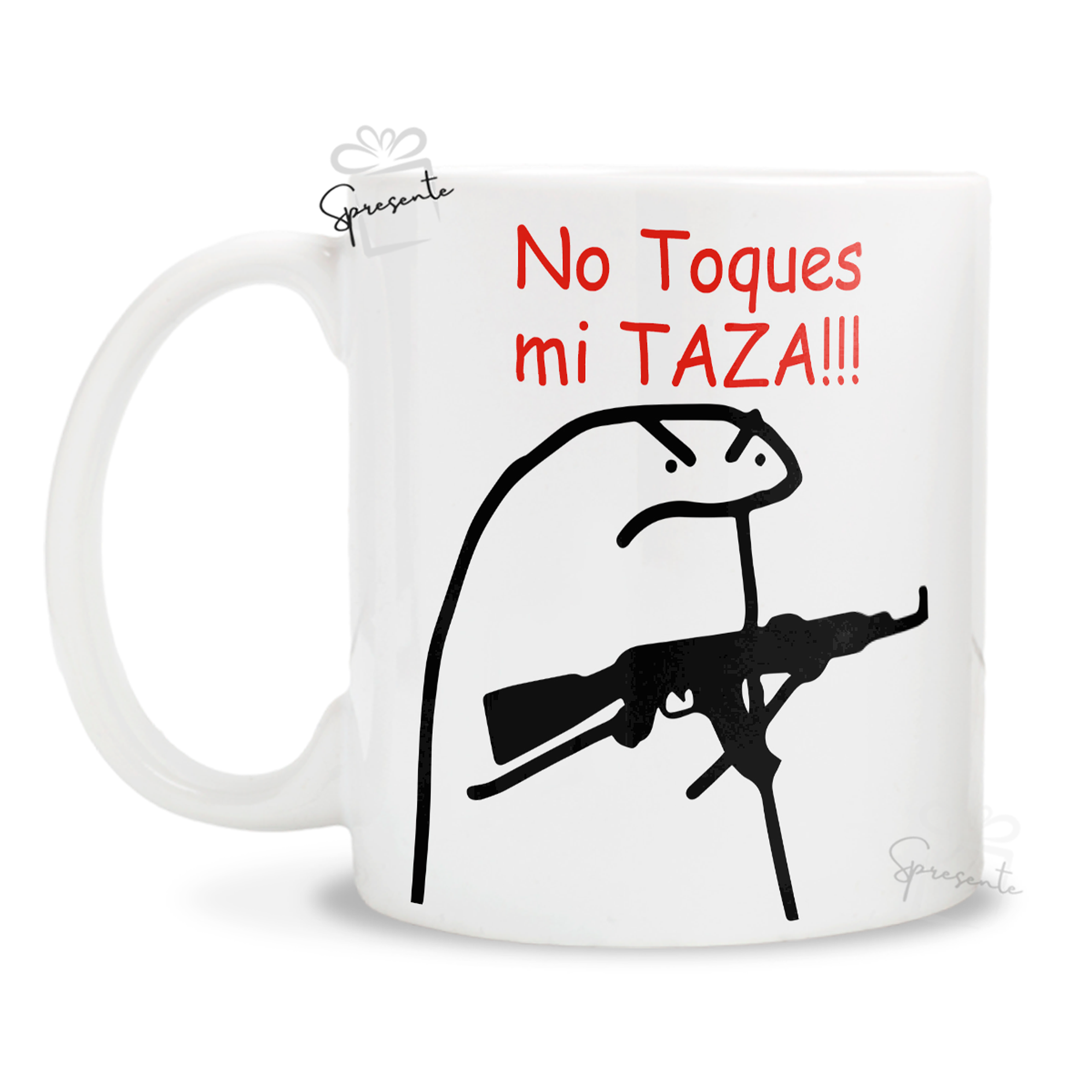 Taza Meme Flork - No Toques Mi Taza 1