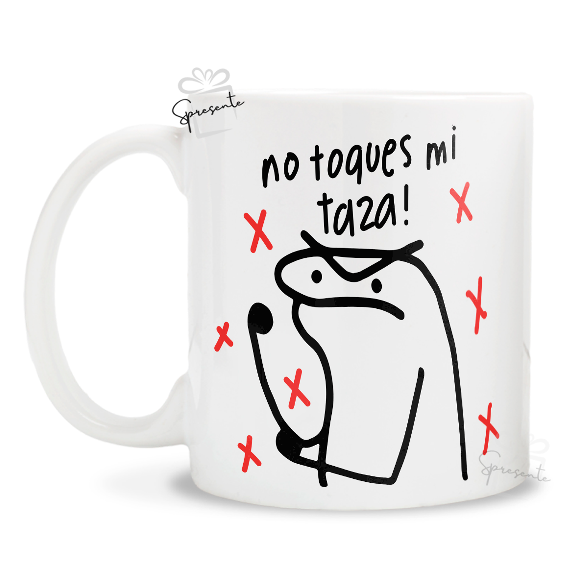 Taza Meme Flork - No Toques Mi Taza 2 1