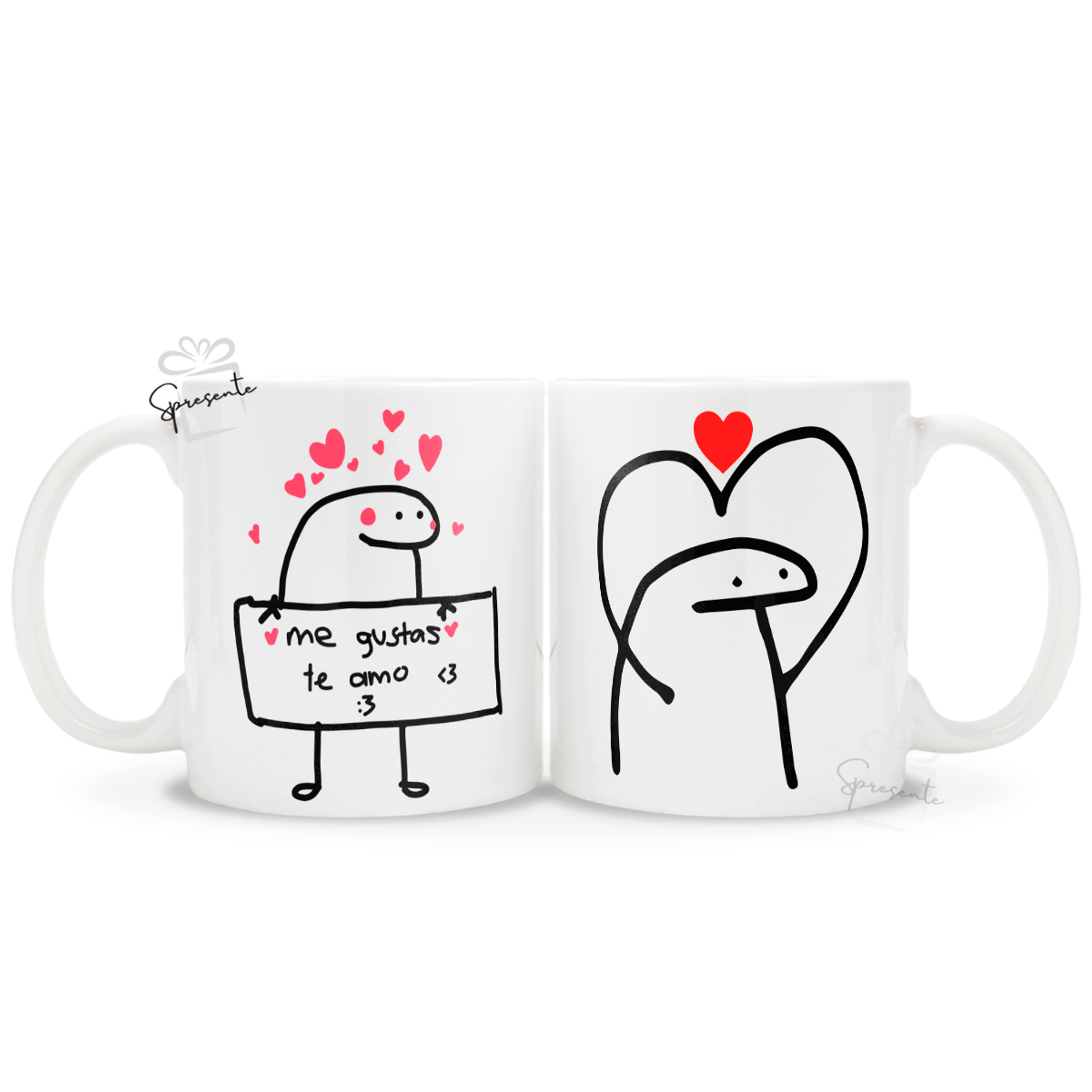 Taza Meme Flork - Me Gustas Te Amo 1