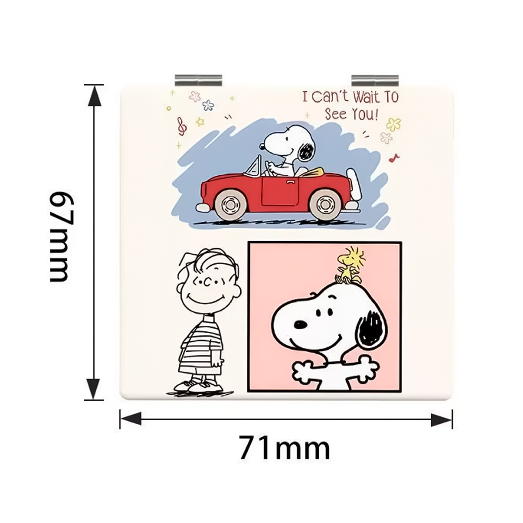 Espejo Snoopy - Maquillaje | Variedades 4