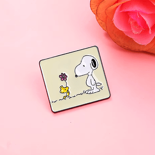 Pin Snoopy y Woodstock
