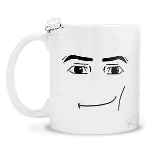 Taza Cara Roblox Hombre & Mujer | Variedades