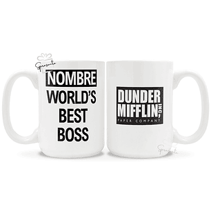 Taza World's Best Boss Personalizada | The Office