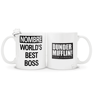 Taza World's Best Boss Personalizada | The Office