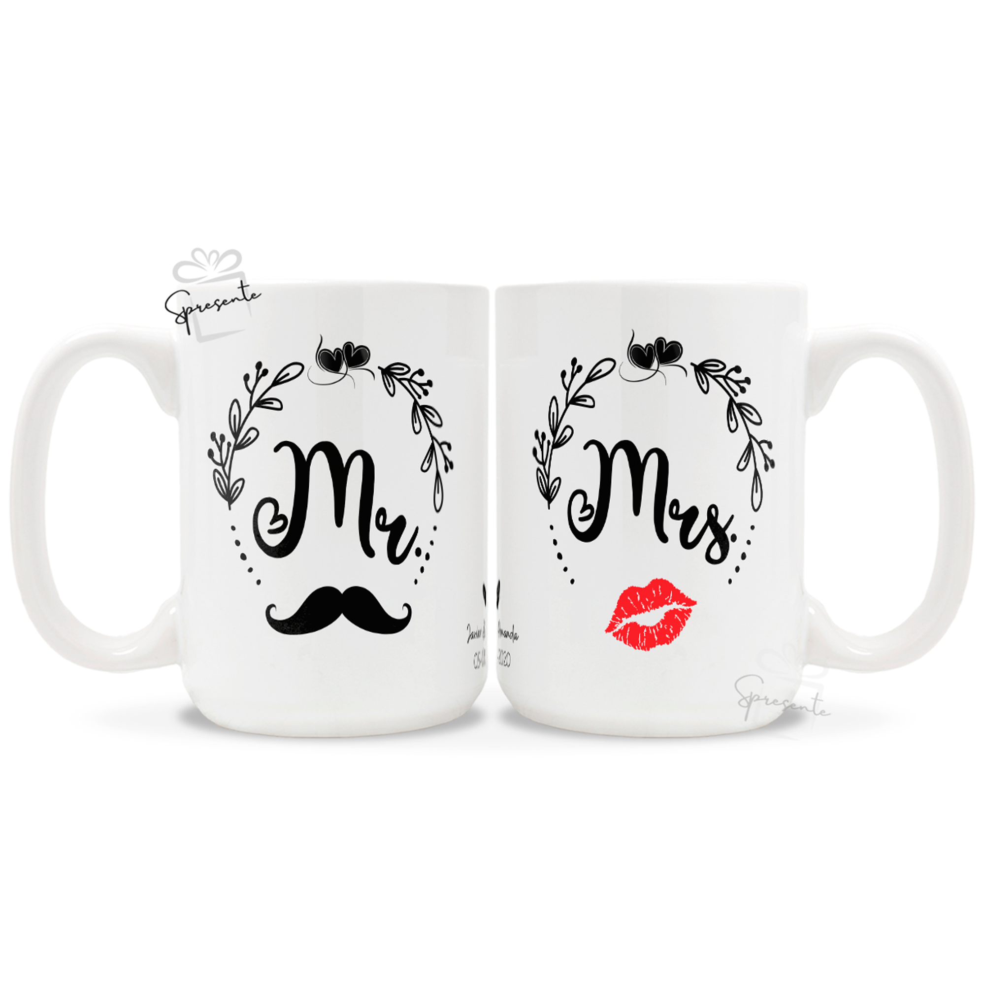 Pack Taza Mr & Mrs | Personalizada Parejas 2