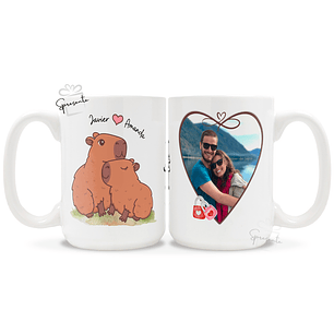 Taza Capibara Love | Personalizada Parejas