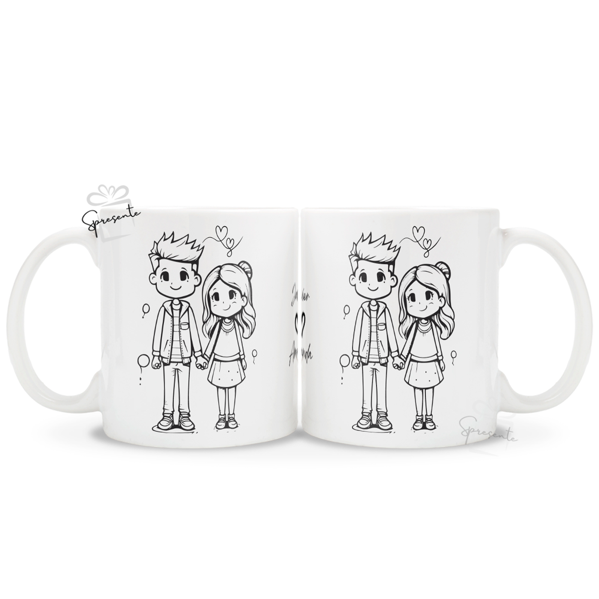 Taza Romance Eterno | Personalizada Parejas 1