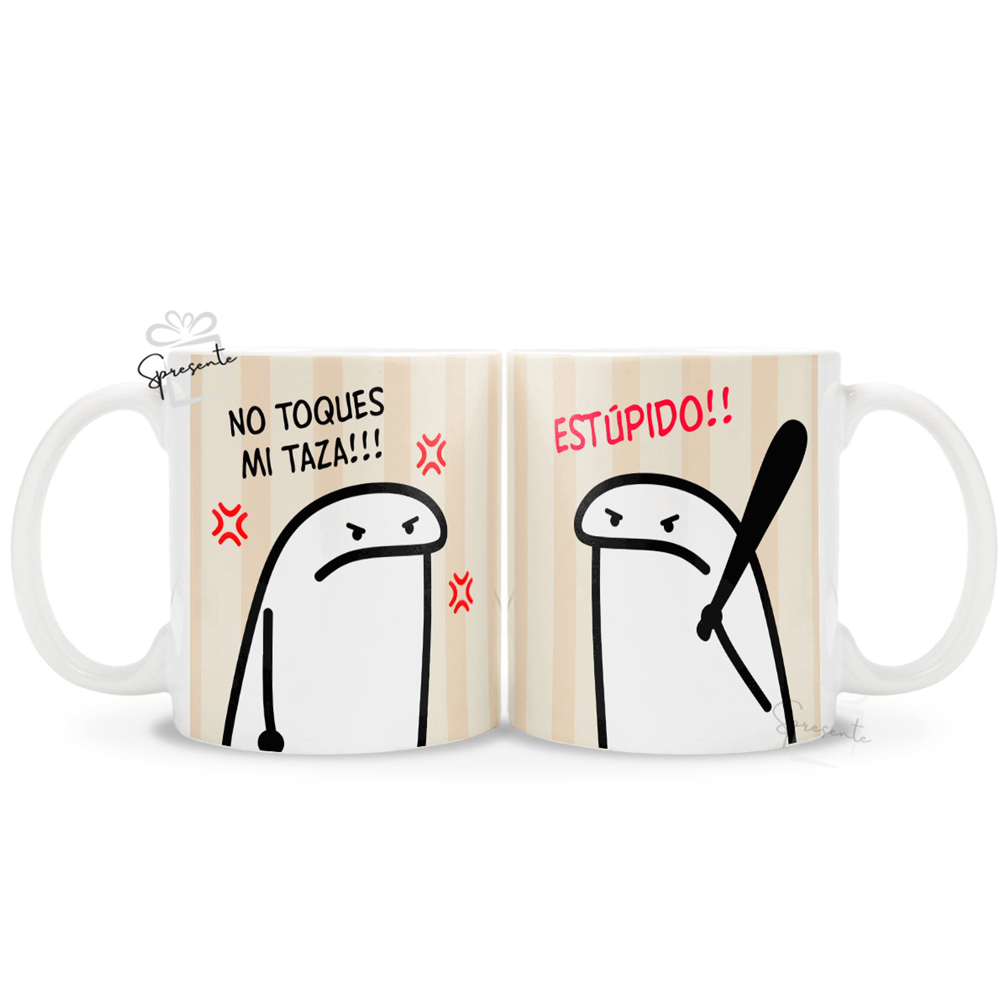 Taza Meme Flork - No toques mi taza 1