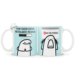 Taza Meme Flork - Cargando paciencia