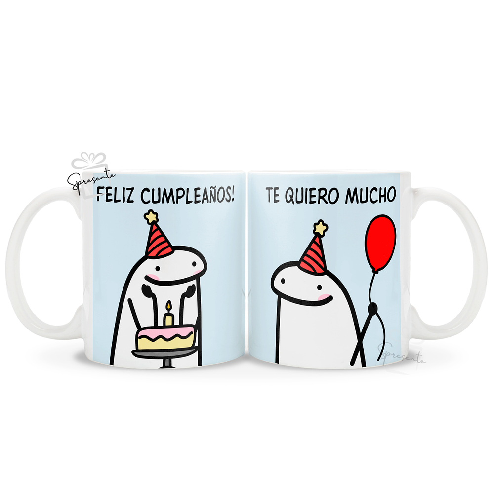 Taza Meme Flork - Feliz Cumpleaños 1