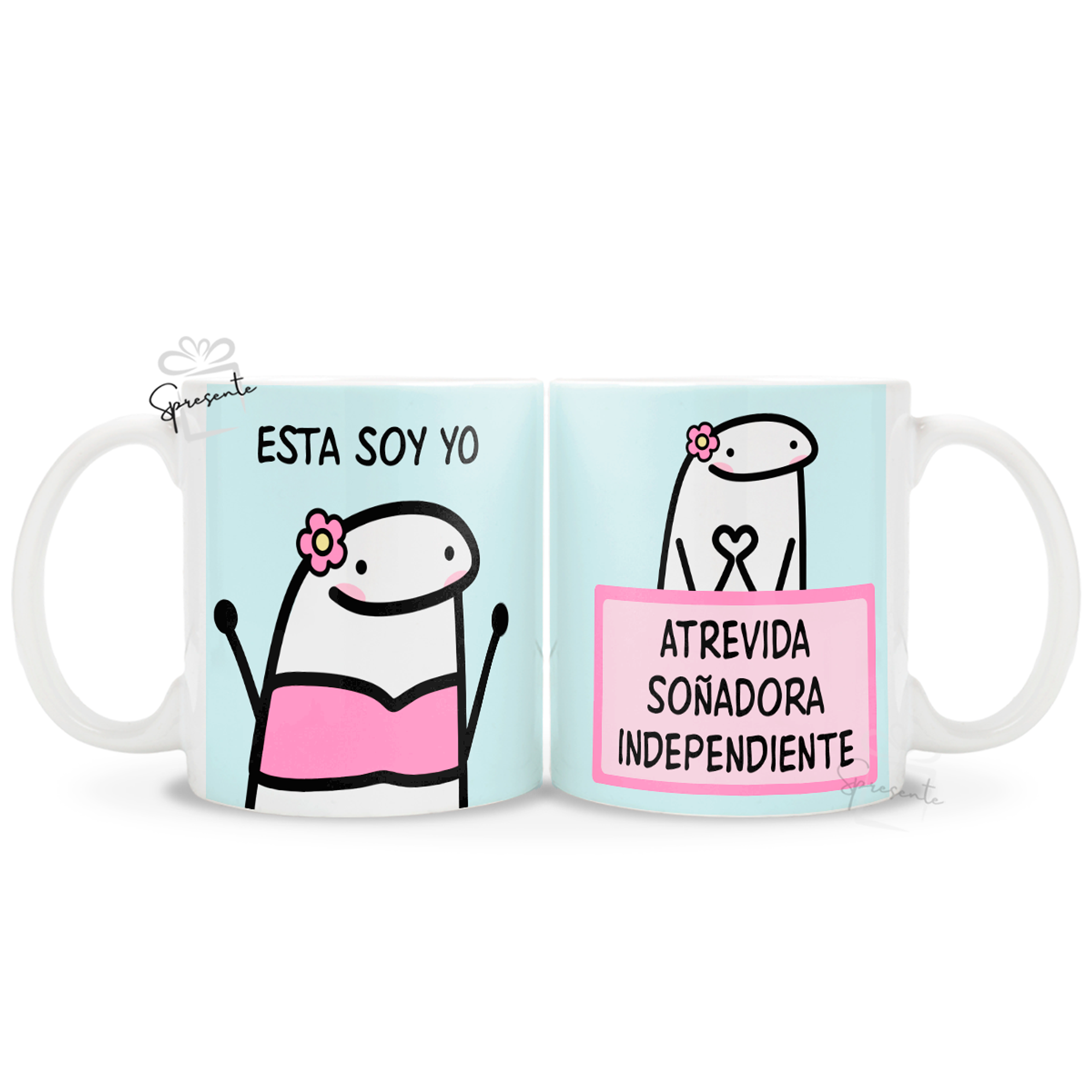 Taza Meme Flork - Atrevida, Soñadora, Independiente 1